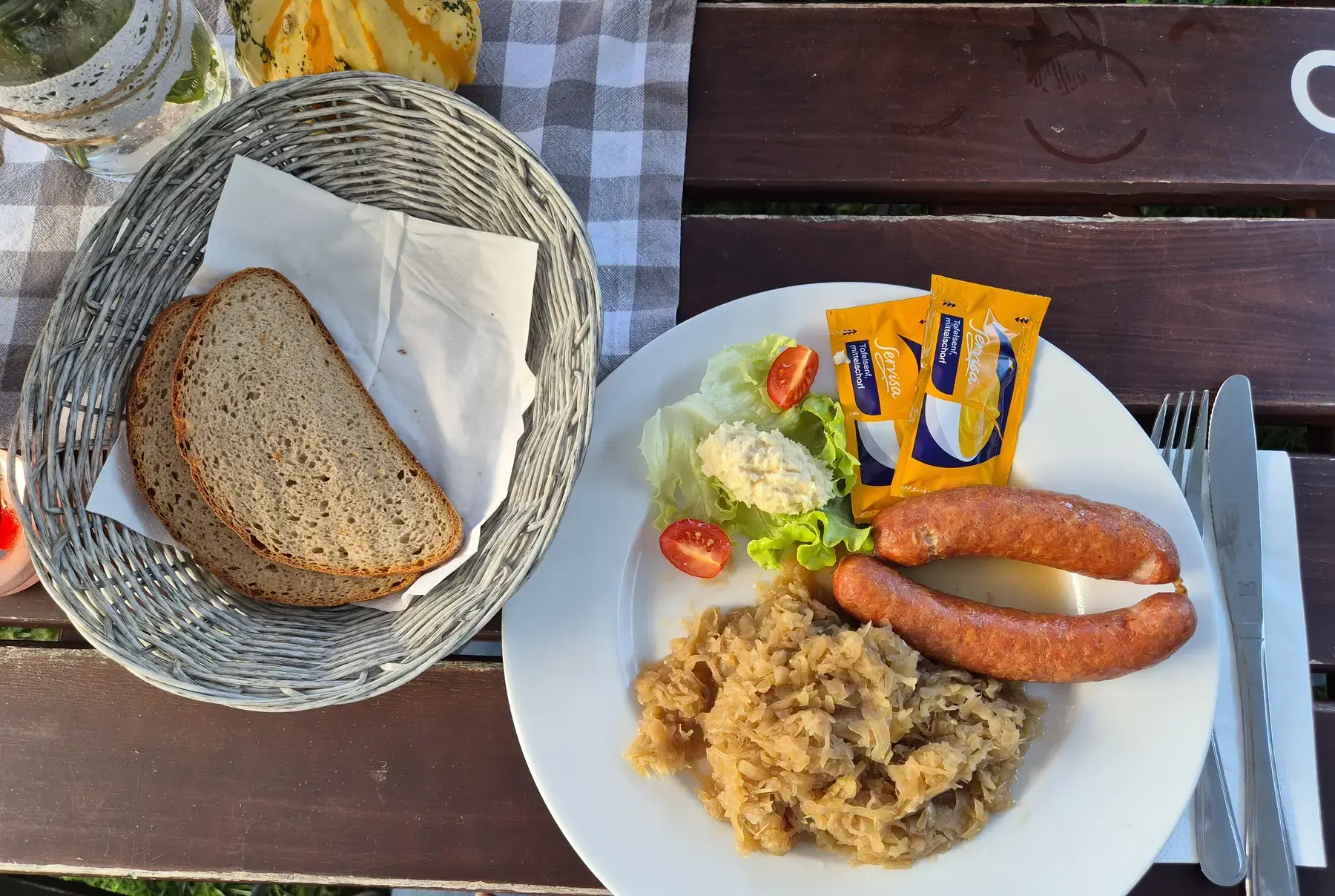 Gerauchte Bauernbratwurst